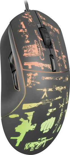 Natec Fury Player Kit 4in1 Thunderstreak 3.0 Σετ Gaming Πληκτρολόγιο με RGB φωτισμό & Ποντίκι (Αγγλικό US)