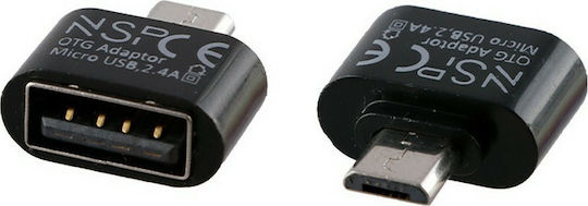 NSP Convertor micro USB masculin în USB-A feminin 1buc