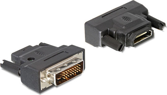 DeLock Μετατροπέας DVI-D male σε HDMI female 1τμχ 65024