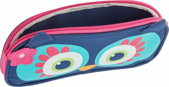 Stephen Joseph Pencil Pouch Owl Federmäppchen Blau