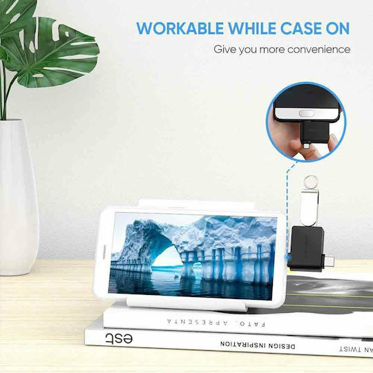 Ugreen Converter USB-C / micro USB male to USB-A female 1pcs 30453
