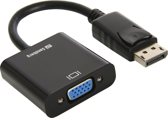 Sandberg 508-43 Конвертор DisplayPort Мъжки към VGA Женски 1 Брой