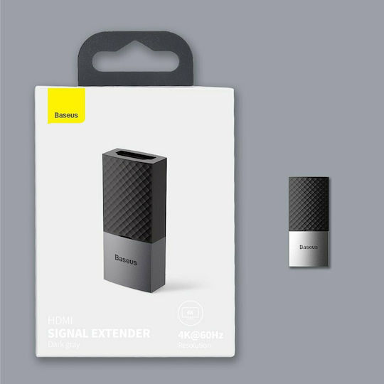Baseus Конвертор HDMI женски към HDMI женски Черен 1бр CAFDQ-0G