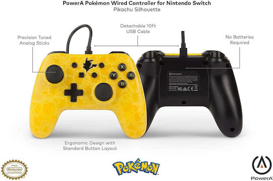 PowerA wired Gamepad pentru Switch Galben