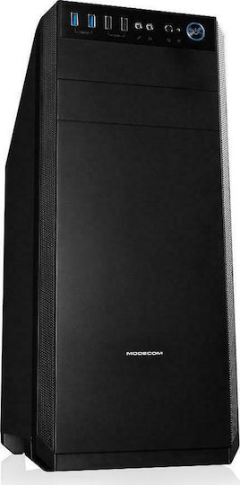 Modecom Oberon Pro Silent Midi-Turm Computergehäuse Schwarz