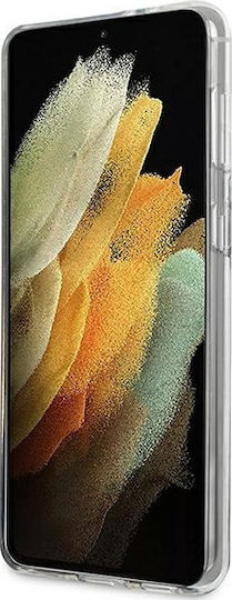 Guess Glitter Gradient Script Back Cover Πλαστικό Πολύχρωμο (Galaxy S21+ 5G)