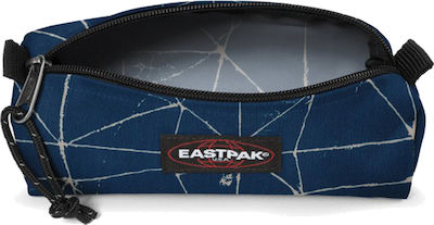 Eastpak Single Cracked Pencil Case Barrel with 1 Compartment Blue