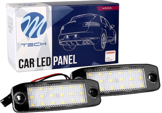 M-Tech Lumini pentru plăcuțele de înmatriculare Lumini LED 12V pentru Hyundai Sonata 2buc