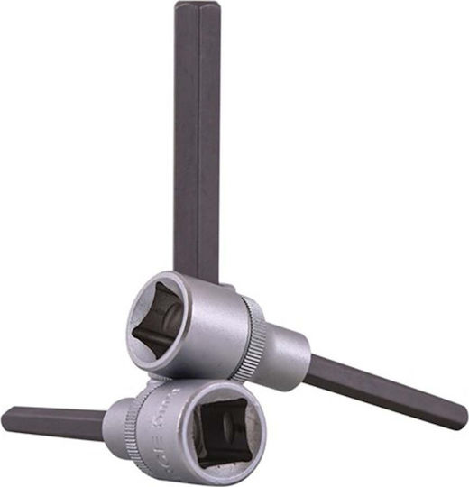 Force Allen Long 1/2'' Socket Long Walnut with Allen Head and Socket 1/2'' H13x100mm