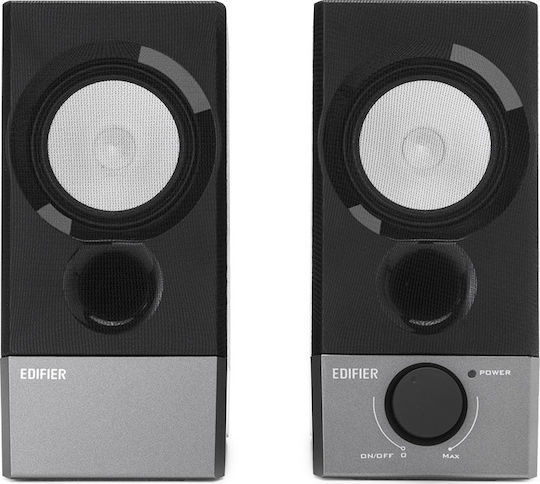 Edifier R19U Ηχεία Υπολογιστή 2.0 με Ισχύ 4W Μαύρα