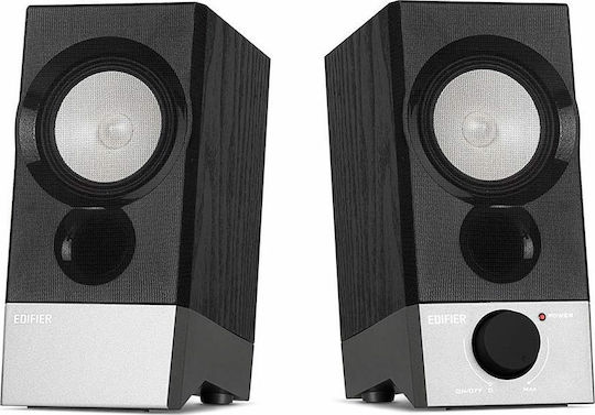 Edifier R19U Ηχεία Υπολογιστή 2.0 με Ισχύ 4W Μαύρα