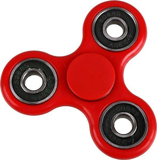 Fidget Spinner Πλαστικό Κόκκινο