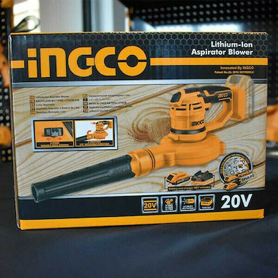 Ingco Battery Handheld Blower with Volume Adjustment Solo