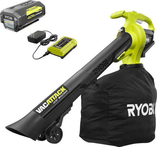 Ryobi RBV36B Suflantă / Aspirator de Mână 36V cu 1 Baterie & Reglare Volum cu Viteză Maximă a Aerului 235km/h