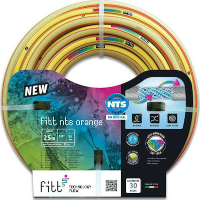 Fitt Λάστιχο Bewässerung NTS Orange 5/8" 15m