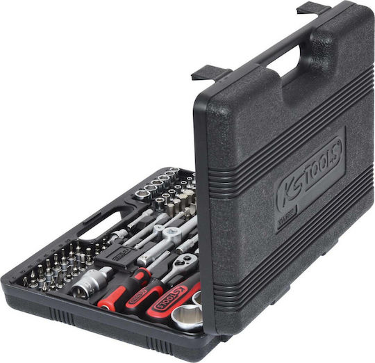 Ks Tools Set Ratchet 1\2" & 1\4" 82pcs