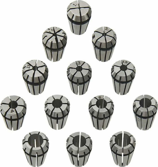 vidaXL 146720 Power Tool Accessory Set of Collet Fresco Chips 13pcs Router Set of 13pcs