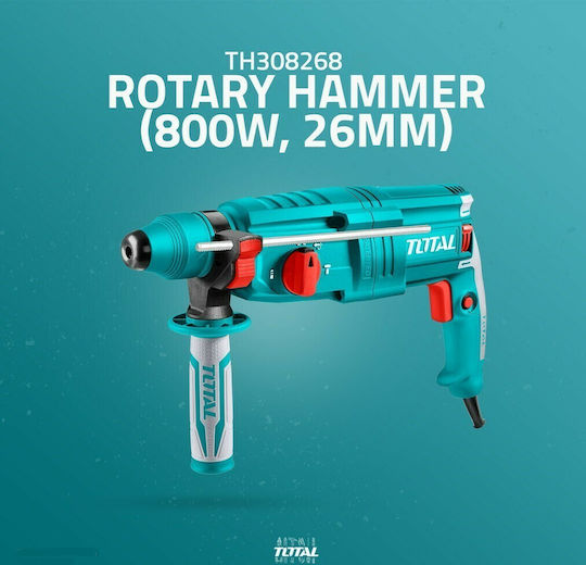 Total Impact Demolition Hammer Electric 800W with Chuck SDS Plus