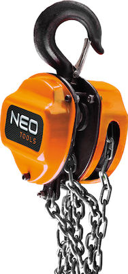 Neo Tools Chain Hoist for Weight Load up to 1t Orange 11-760