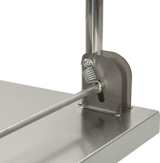 vidaXL Platform Trolley Foldable for Weight Load up to 200kg Silver