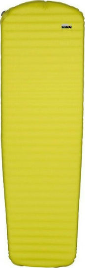 High Peak Oregon XL Self-Inflating Single Camping Sleeping Mat 150x63cm Thickness 5cm in Yellow color