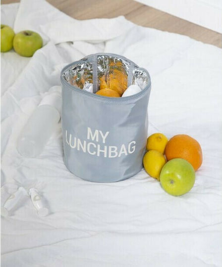 Childhome School Insulated Hand Lunch Bag White 18 x 18 x 22cm