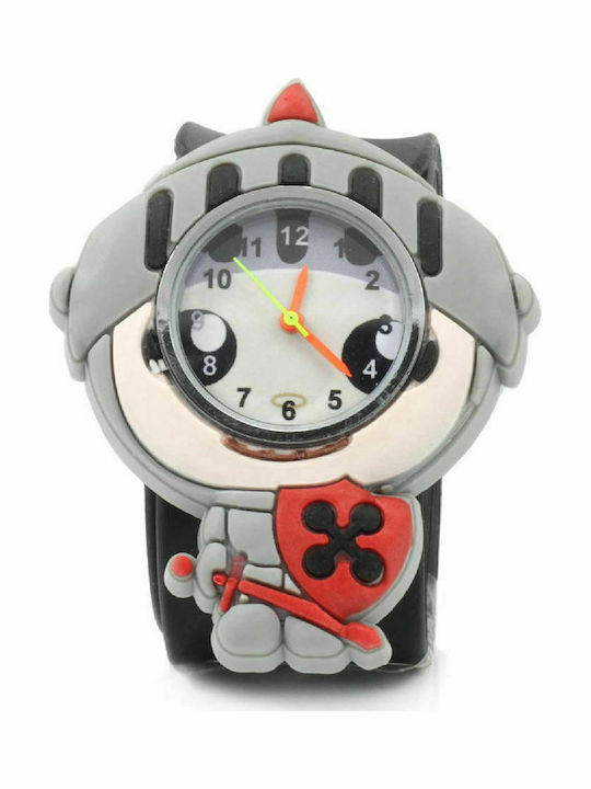 Wacky Watches Παιδικό Αναλογικό Ρολόι Wacky Knight Γκρι