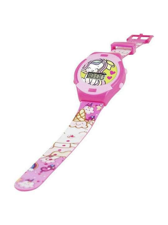 AS Παιδικό Ψηφιακό Ρολόι Kawaii Dreams Ροζ