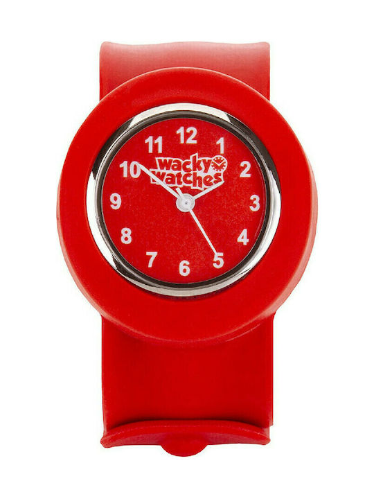 Wacky Watches Παιδικό Αναλογικό Ρολόι Wacky Slap 3D Κόκκινο