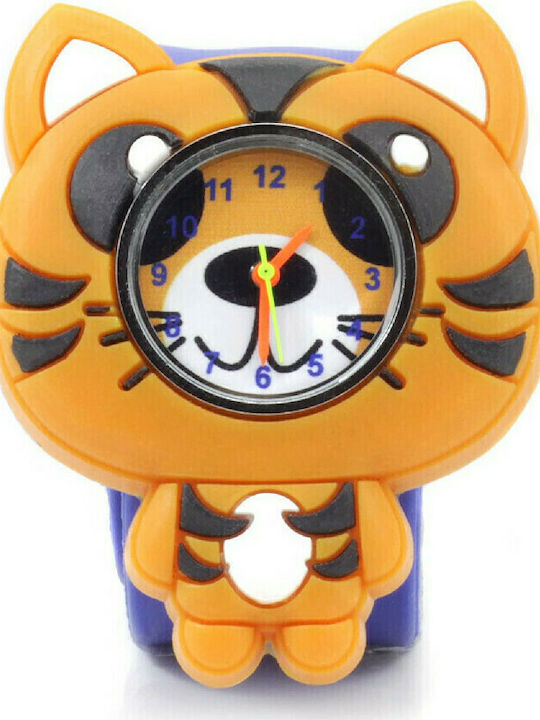 Wacky Watches Παιδικό Αναλογικό Ρολόι Wacky Πορτοκαλί