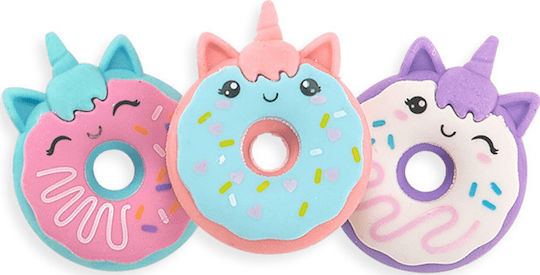 Ooly Eraser Set for Pencil and Pen Magic Bakery Unicorn Donuts 3pcs
