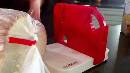 Sealabag Vacuum Sealer for Food Bags 19.5x2.5x15cm Red