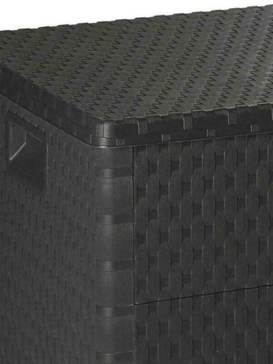 vidaXL Outdoor Storage Box 420lt Gray L120xW56xH63cm