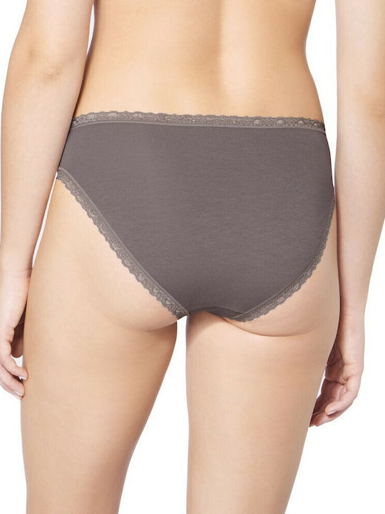 24/7 Weekend Tai Βαμβακερά Women's Slip 3Pack with Lace Beige/Puro
