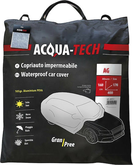 Lampa Acqua Tech Gran Pree AG-6 Κουκούλα Αυτοκινήτου με Τσάντα Μεταφοράς 440x190x180cm Αδιάβροχη Medium για SUV/JEEP