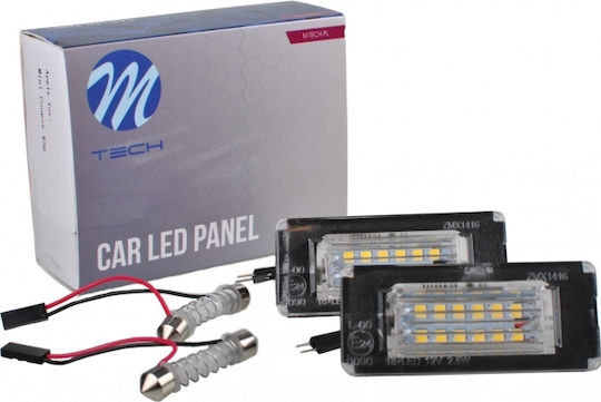 M-Tech Φώτα Πινακίδας Led 12V Universal 2τμχ