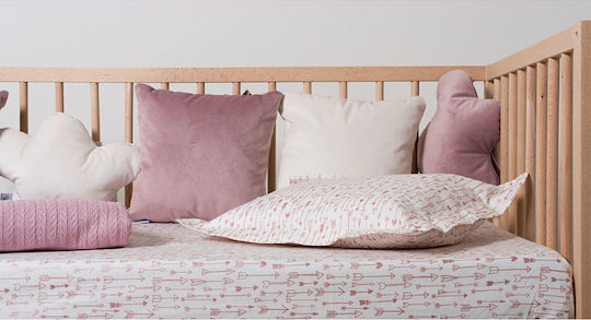 Joma Home Dekokissen für Wiege Velutto Rosa 30x30cm