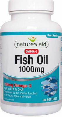 Natures Aid Omega 3 Fish Oil Fischöl 1000mg 120 Mützen