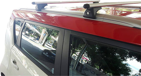 Nordrive Μπάρες Οροφής Αλουμινίου για Kia Soul (Σετ με πόδια)
