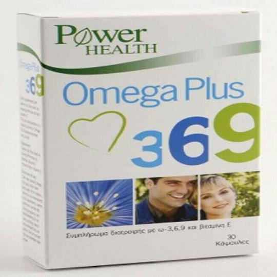Power Health Omega Plus 3 6 9 30 μαλακές κάψουλες