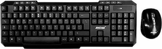 Andowl Q-805 Kabellos Nur Tastatur Englisch US