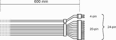 Be Quiet - Cablu 0.61m Negru (BC080)