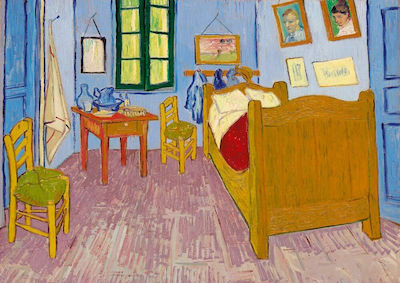 Puzzle Vincent Van Gogh: Bedroom in Arles 2D 1000 Κομμάτια