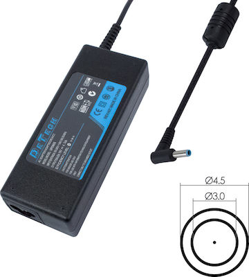 De Tech Laptop Charger 60W 19.5V 3.33A for HP without Power Cord