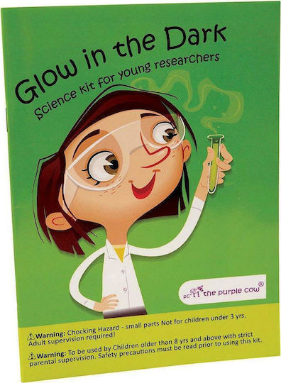 Purple Cow Glowing Science STEM Образователна Игра Експерименти за 8+ години Години