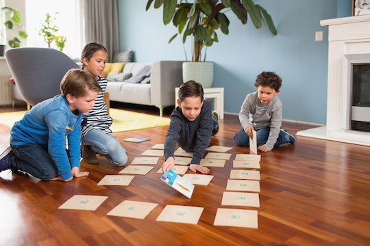 BS Toys World Game Educational Game Knowledge made of Wood for 3+ years Years Old