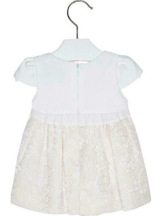 Mayoral Kids Dress Sleeveless White