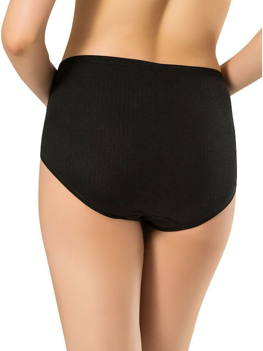 High-waisted Women's Slip Black