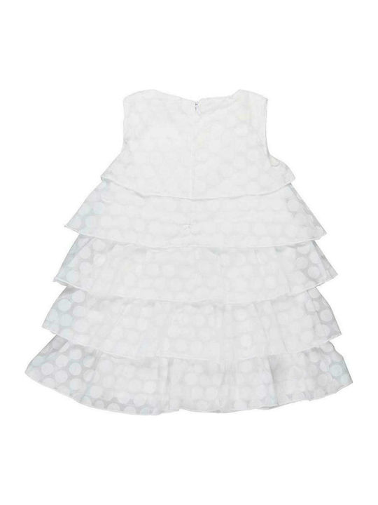 Boboli Kids Dress Sleeveless White