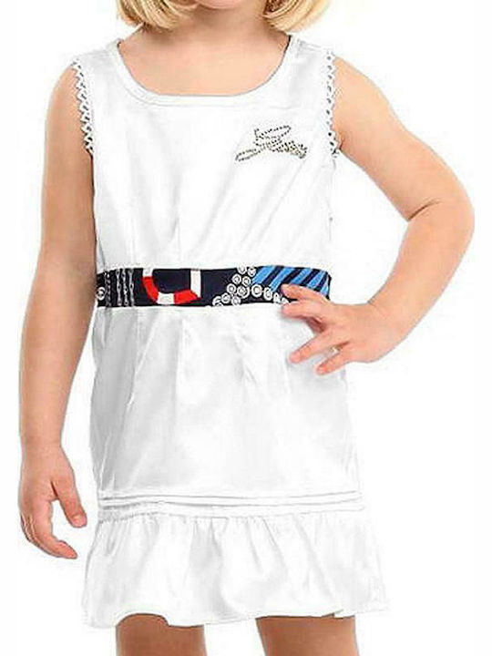 Guess Φόρεμα Kids Dress Sleeveless White